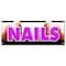 Signmission NAILS BANNER SIGN nail salon manicure spa signs manicurist hair beauty B-Nails - alternate 1